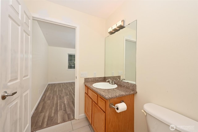 1255 NE 152nd St Unit 3, Shoreline, WA 98155 - bathroom featuring vanity and wood finished floors
