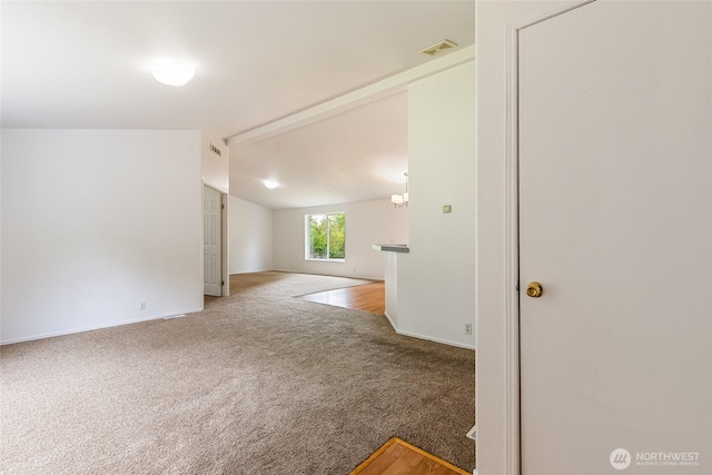 370 Van Wyck Rd, Bellingham, WA 98226 - spare room with carpet and vaulted ceiling