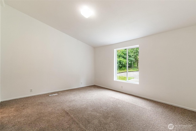 370 Van Wyck Rd, Bellingham, WA 98226 - unfurnished room with carpet floors and lofted ceiling