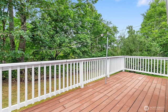 370 Van Wyck Rd, Bellingham, WA 98226 - view of wooden deck