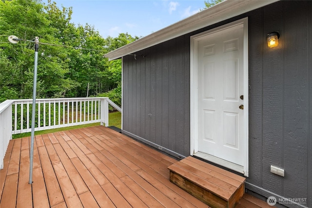 370 Van Wyck Rd, Bellingham, WA 98226 - view of wooden terrace