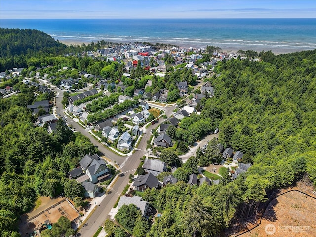 17 Beach Cabin Ln, Pacific Beach, WA 98571 - aerial view of property and surrounding area featuring nearby suburban area and a nearby body of water