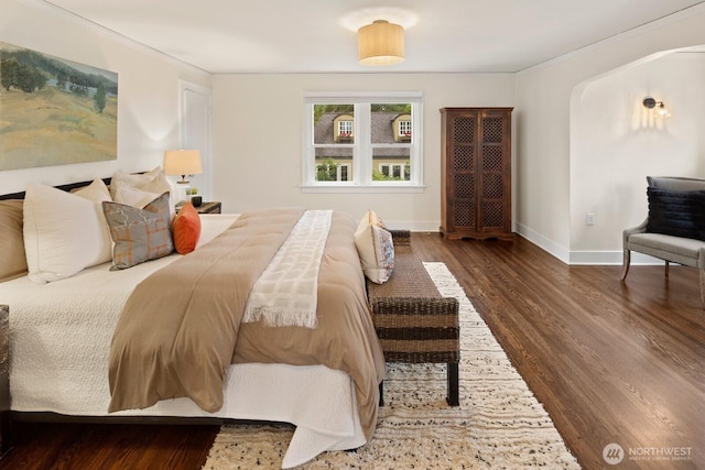 3106 NE 60th St, Seattle, WA 98115 - bedroom featuring wood finished floors and ornamental molding