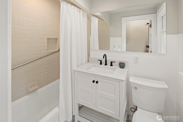 3106 NE 60th St, Seattle, WA 98115 - bathroom with shower / bath combination with curtain and vanity
