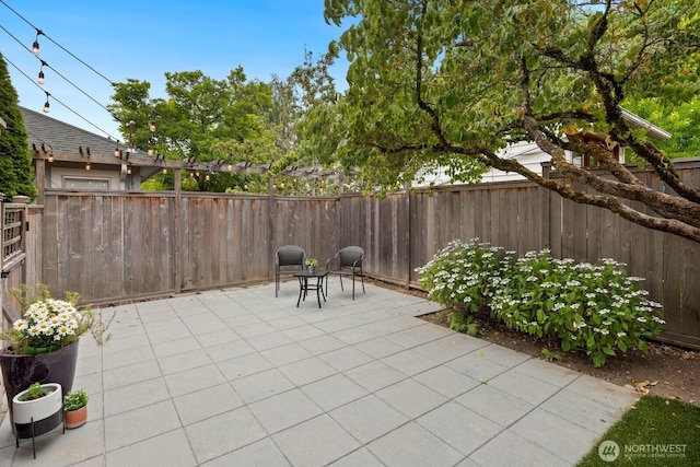 3106 NE 60th St, Seattle, WA 98115 - fenced backyard with a patio area