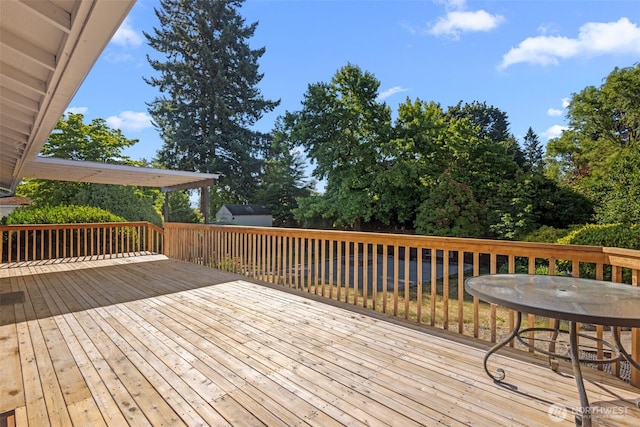 13511 SE 266th St, Kent, WA 98042 - view of wooden deck