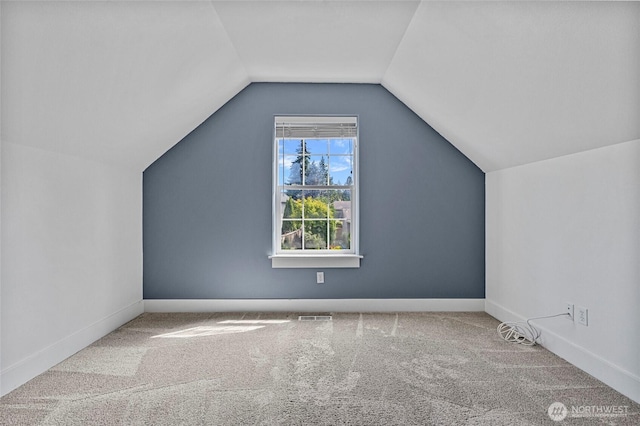 218 Lilly Ln, Mount Vernon, WA 98274 - bonus room featuring carpet and lofted ceiling