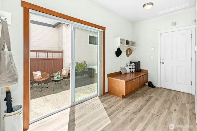 3419 NE Meadow Way, Issaquah, WA 98029 - doorway to outside featuring light wood-type flooring