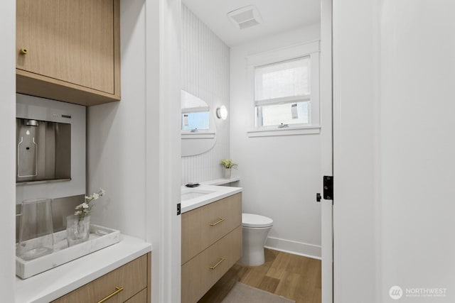 4043 55th Ave SW, Seattle, WA 98116 - bathroom featuring vanity and wood finished floors