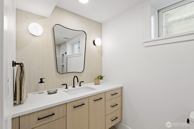 4043 55th Ave SW, Seattle, WA 98116 - bathroom with vanity and healthy amount of natural light