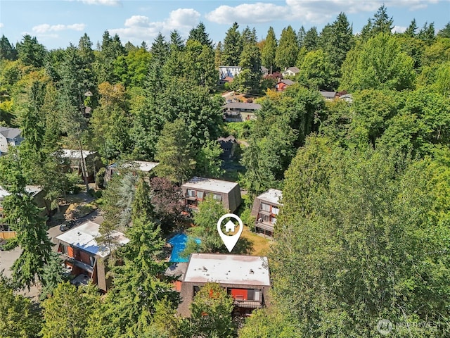 10765 Burke Ave N Unit 14, Seattle, WA 98133 - drone / aerial view of a forest