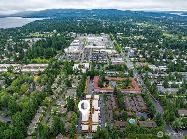 15749 NE 18th St Unit B5, Bellevue, WA 98008 - aerial view of property's location with a forest