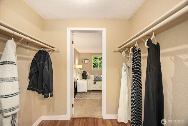 15749 NE 18th St Unit B5, Bellevue, WA 98008 - walk in closet featuring wood finished floors