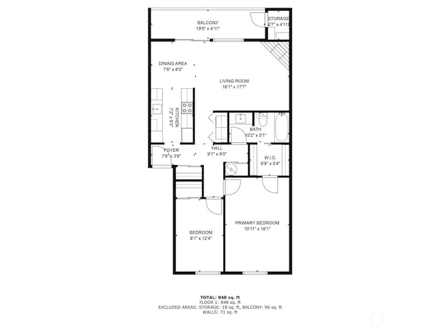 15749 NE 18th St Unit B5, Bellevue, WA 98008 - view of property floor plan