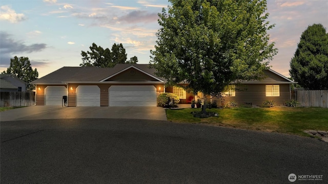 87 Sullivan Pl, Walla Walla, WA 99362 - view of front of home with concrete driveway and an attached garage