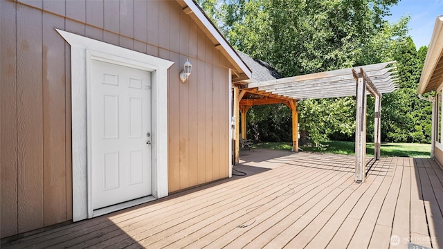 87 Sullivan Pl, Walla Walla, WA 99362 - wooden deck featuring a pergola