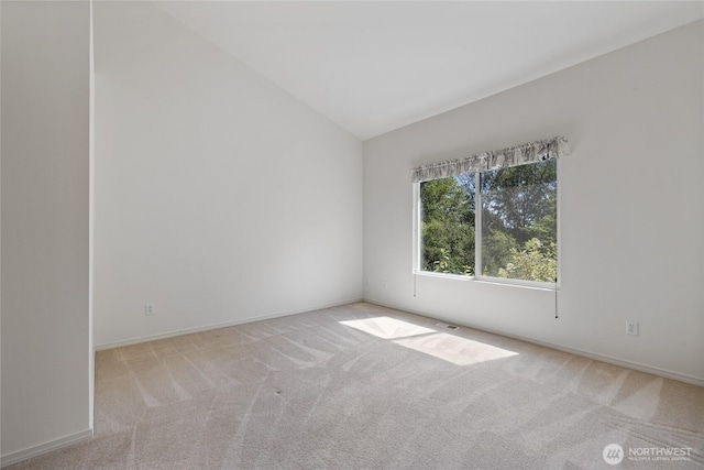 22532 43rd Ave S Unit 19-2, Kent, WA 98032 - spare room featuring lofted ceiling and carpet