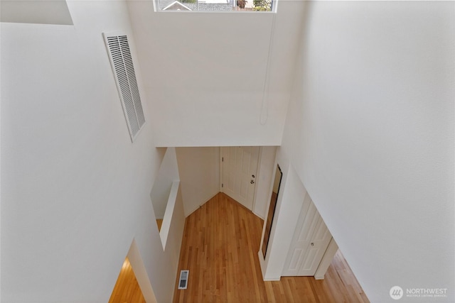 22532 43rd Ave S Unit 19-2, Kent, WA 98032 - stairs with wood finished floors