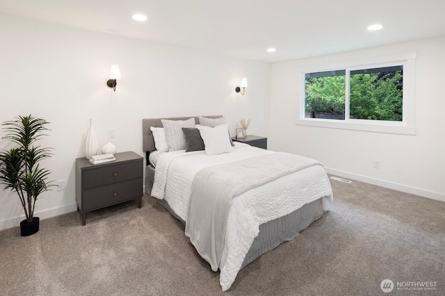 7502 117th Ave NE, Kirkland, WA 98033 - carpeted bedroom featuring baseboards and recessed lighting