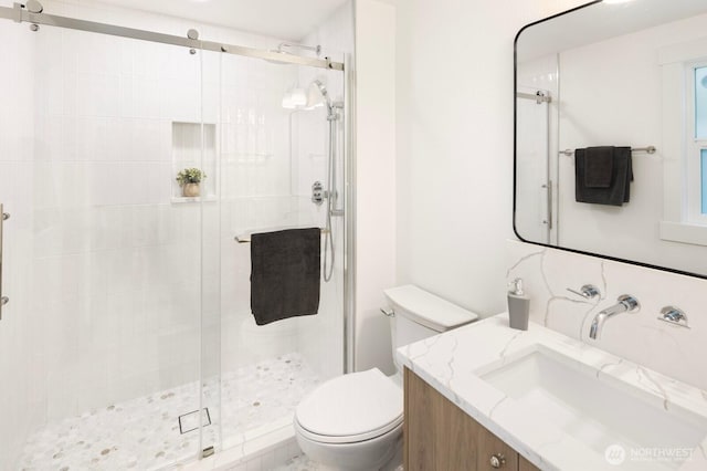 7502 117th Ave NE, Kirkland, WA 98033 - full bath featuring vanity and a stall shower