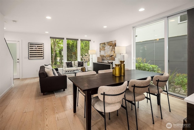 909 29th Ave S, Seattle, WA 98144 - dining space featuring recessed lighting and light wood-type flooring
