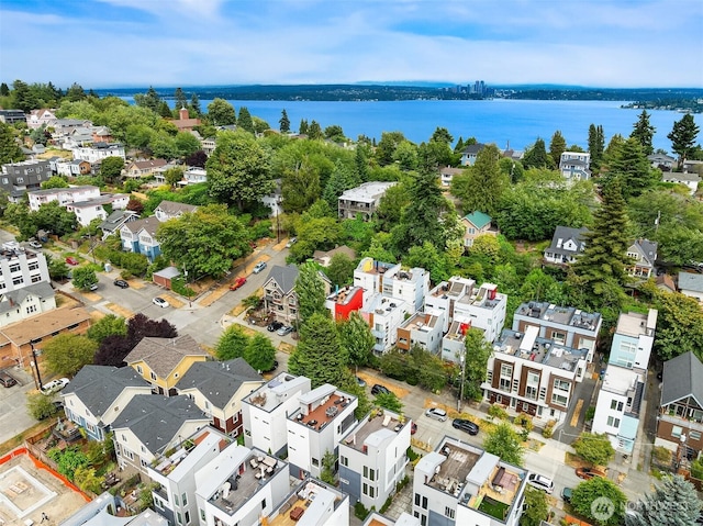 909 29th Ave S, Seattle, WA 98144 - aerial perspective of suburban area with a nearby body of water