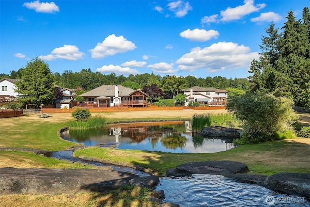 1417 232nd Pl SW, Bothell, WA 98021 - view of home's community with a water view and a lawn