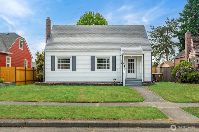 4840 E B St, Tacoma, WA 98404 - view of front of house with entry steps and a chimney