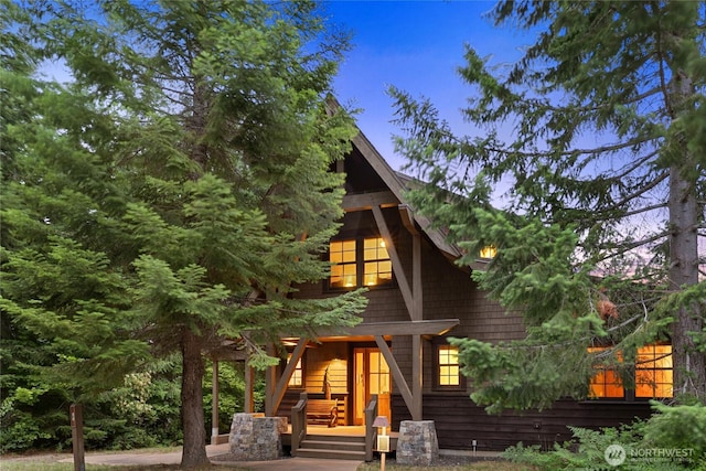 80 Queens Loop, Cle Elum, WA 98922 - view of front of house with a porch