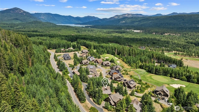 80 Queens Loop, Cle Elum, WA 98922 - drone / aerial view of a mountainous background and a local golf course