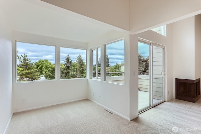 7435 Old Redmond Rd Unit 325, Redmond, WA 98052 - unfurnished sunroom with carpet