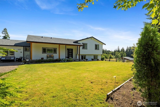 2403 E Hemmi Rd, Bellingham, WA 98226 - tri-level home with a front lawn