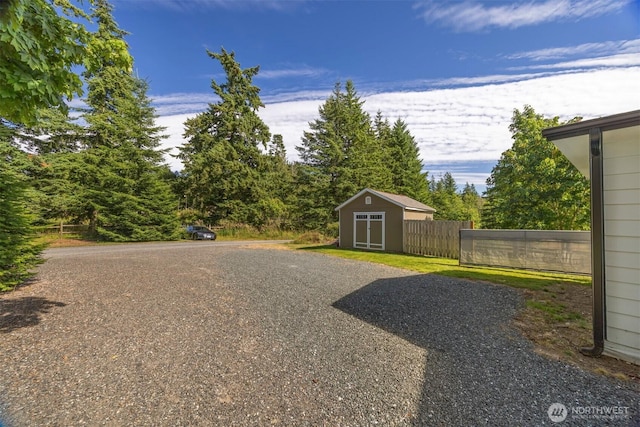 2403 E Hemmi Rd, Bellingham, WA 98226 - view of yard with a storage unit