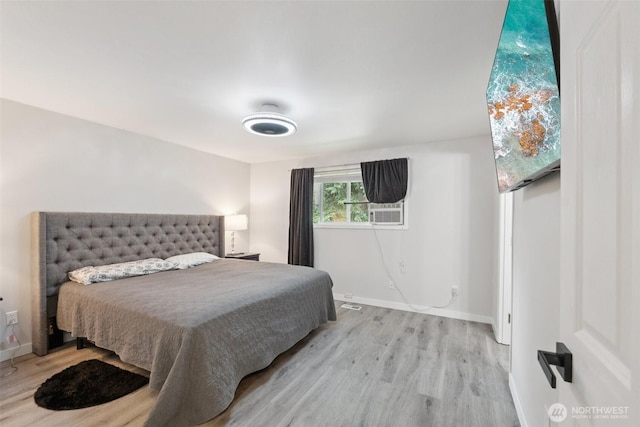 5502 82nd Street Ct E, Puyallup, WA 98371 - bedroom with wood finished floors and cooling unit