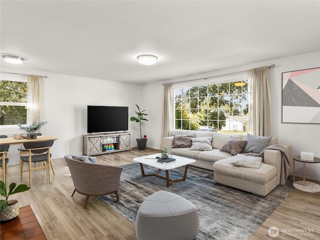 8839 S Yakima Ave, Tacoma, WA 98444 - living area with wood finished floors and healthy amount of natural light