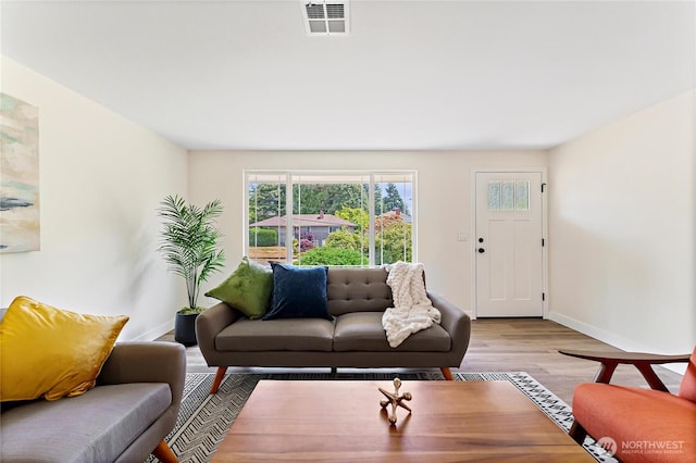 22720 90th Ave W, Edmonds, WA 98026 - living area with light wood-style flooring and baseboards