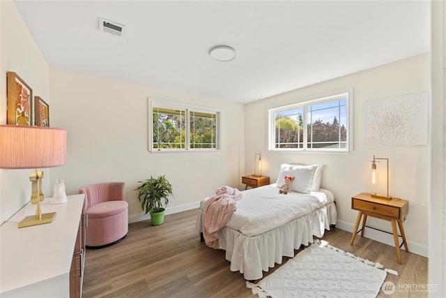 22720 90th Ave W, Edmonds, WA 98026 - bedroom featuring wood finished floors and baseboards