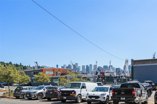 1926 Fairview Ave E Unit 307, Seattle, WA 98102 - uncovered parking lot with a skyline view