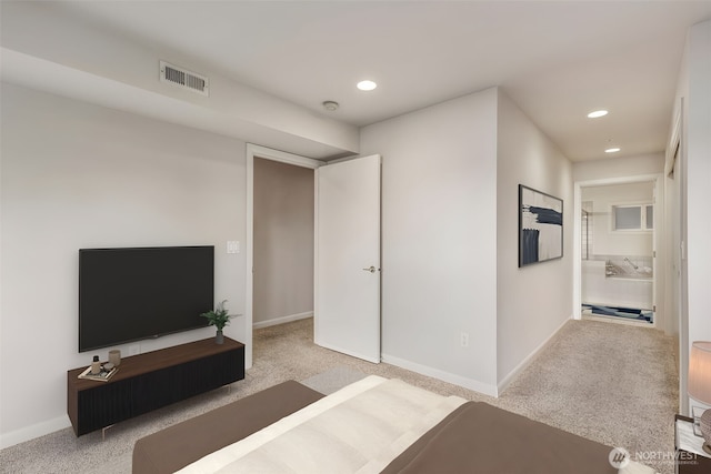 1300 Alki Ave SW Unit 100, Seattle, WA 98116 - unfurnished bedroom with carpet and recessed lighting