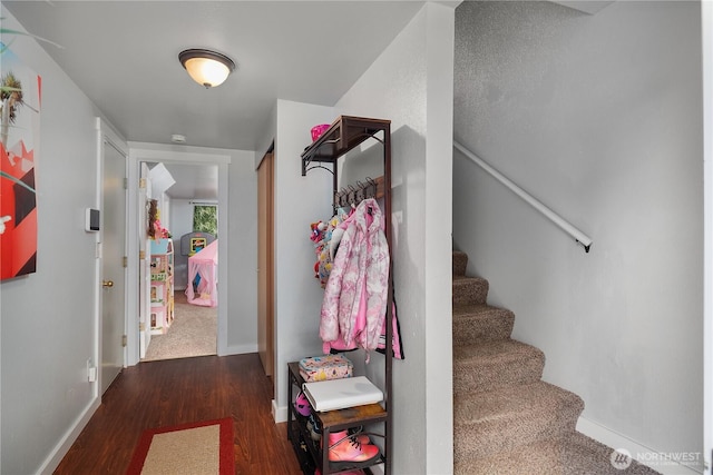 1222 Cora St SE, Lacey, WA 98503 - interior space with wood finished floors and stairs