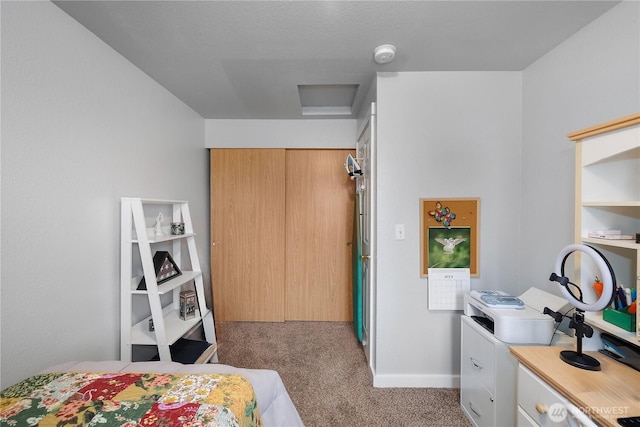 1222 Cora St SE, Lacey, WA 98503 - carpeted bedroom with attic access