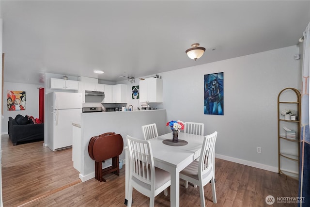 1222 Cora St SE, Lacey, WA 98503 - dining room with wood finished floors