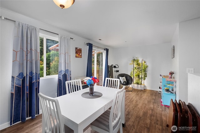 1222 Cora St SE, Lacey, WA 98503 - dining area featuring wood finished floors and baseboards