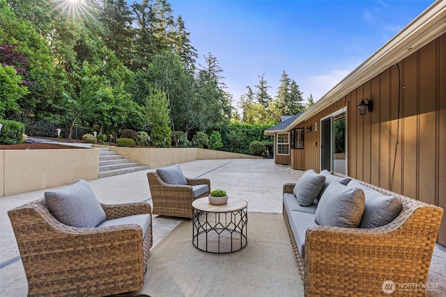 3322 Pacific Way, Longview, WA 98632 - view of patio / terrace with an outdoor hangout area