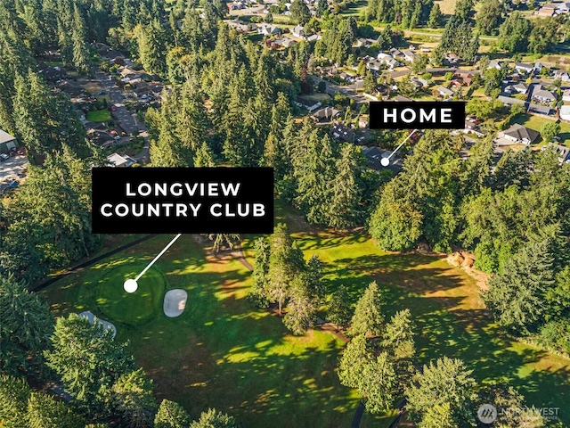 3322 Pacific Way, Longview, WA 98632 - aerial overview of property's location with nearby suburban area