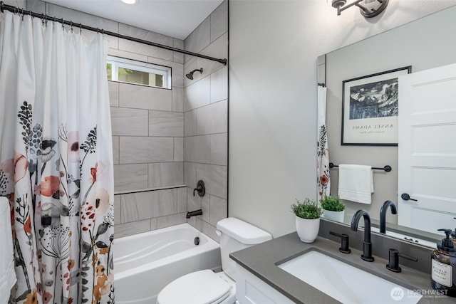 921 Whitewater Dr, Bellingham, WA 98229 - full bathroom featuring vanity and shower / tub combo with curtain