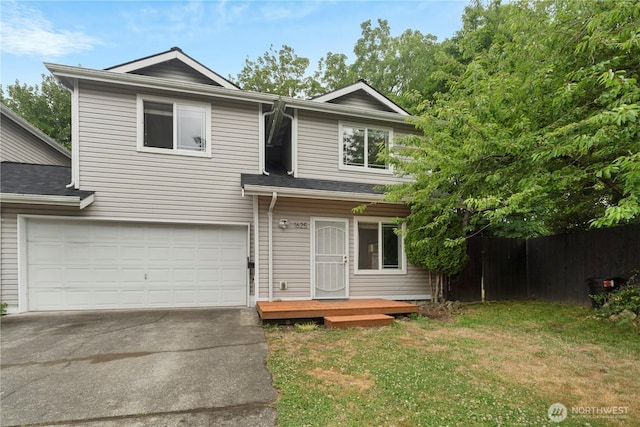 1625 Lincoln St, Bellingham, WA 98229 - view of front of property featuring an attached garage and concrete driveway