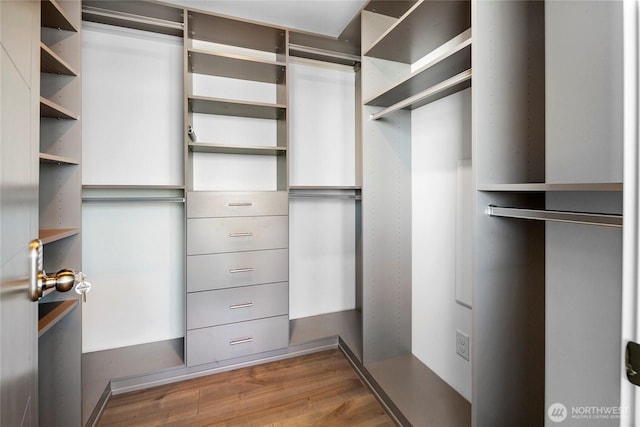 1706 Alki Ave SW Unit A, Seattle, WA 98116 - spacious closet featuring wood finished floors