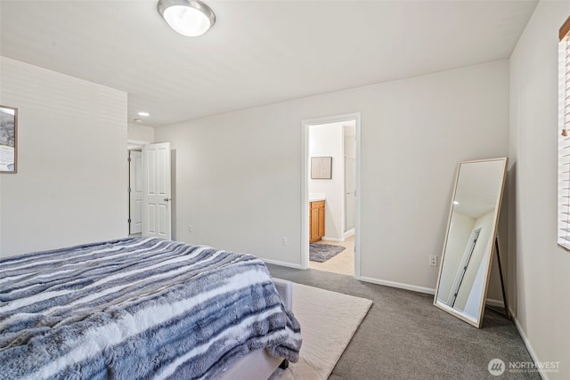 4318 3rd Ave NW, Olympia, WA 98502 - carpeted bedroom with baseboards and ensuite bath