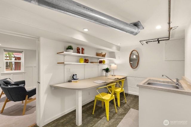 109 E Roanoke St, Seattle, WA 98102 - office featuring a sink and recessed lighting
